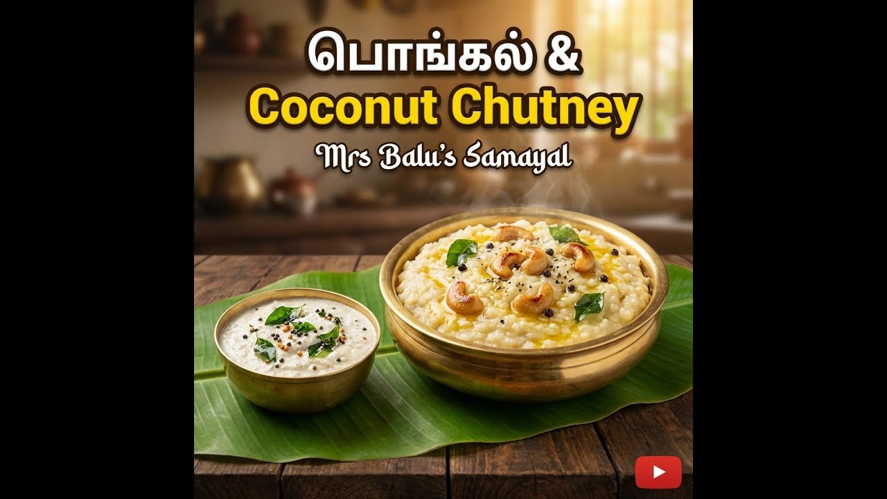 Pongal & Coconut Chutney