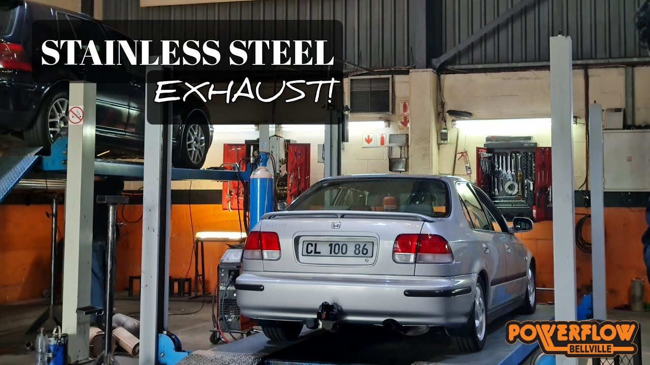 Making Jody's car LOUDER with a Powerflow Exhaust! (Honda B18)