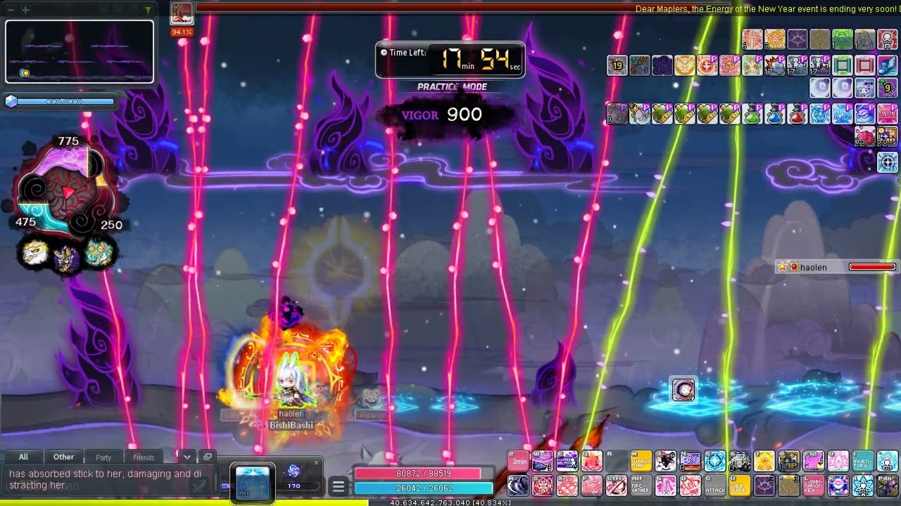 [MapleSEA]  87k hexa len nkaling