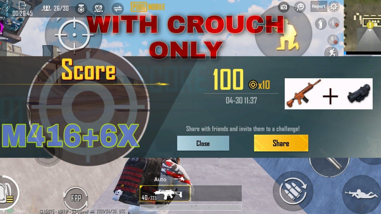 Highest score in Cheerpark (100&times;10) - PUBG MOBILE #pubgmobile #cheerpark