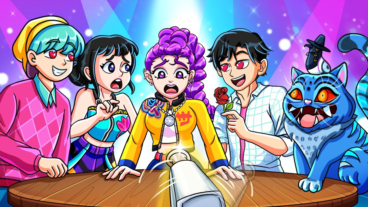 RUMI Played SPIN The BOTTLE! | KPop Demon Hunters Animation