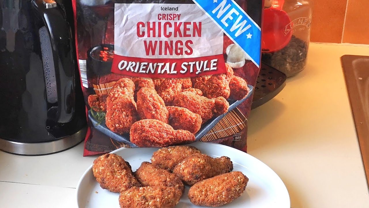 Crispy CHICKEN WINGS Oriental Style | New | Iceland | Food Review