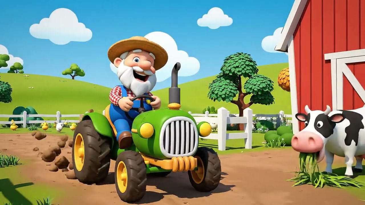 Old MacDonald Had a Farm 🐮🐷🐔 | Classic Nursery Rhyme for Kids & Toddlers