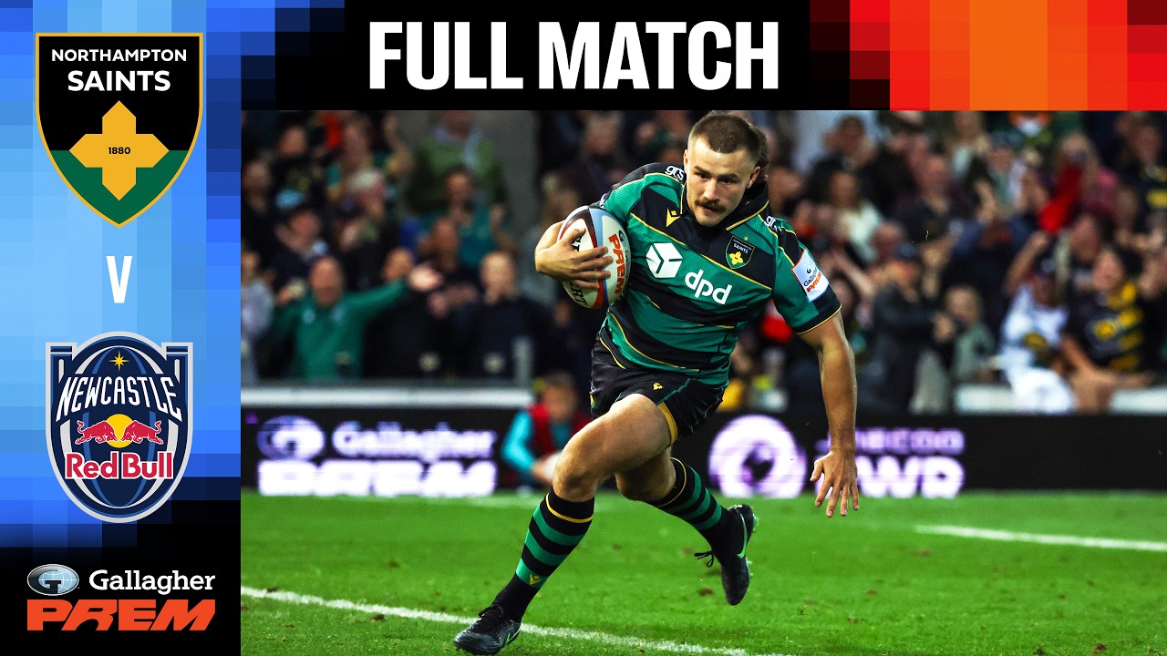 FULL MATCH | Northampton Saints v Newcastle Red Bulls | Gallagher PREM Rugby 26/27 | Round 1