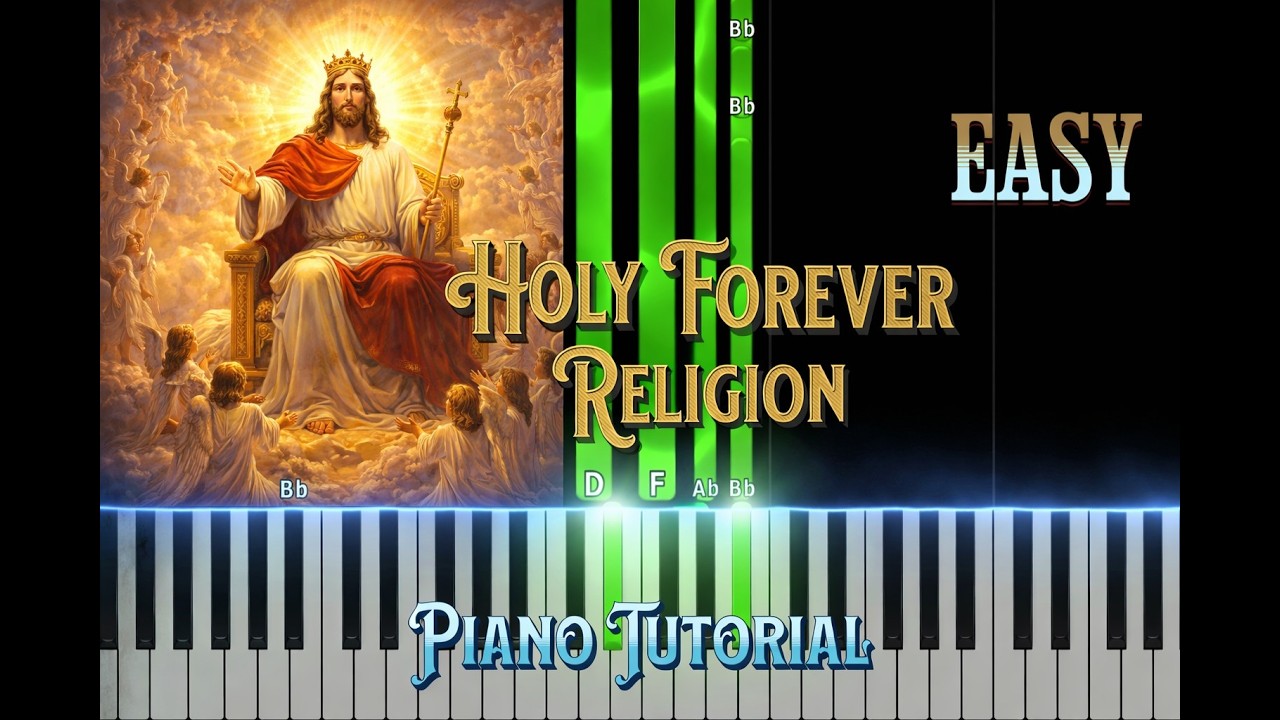 holy forever chris tomlin Easy Piano Tutorial