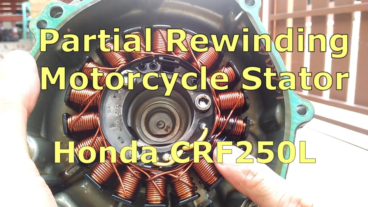 Перемотка статора мотоцикла Honda CRF250L