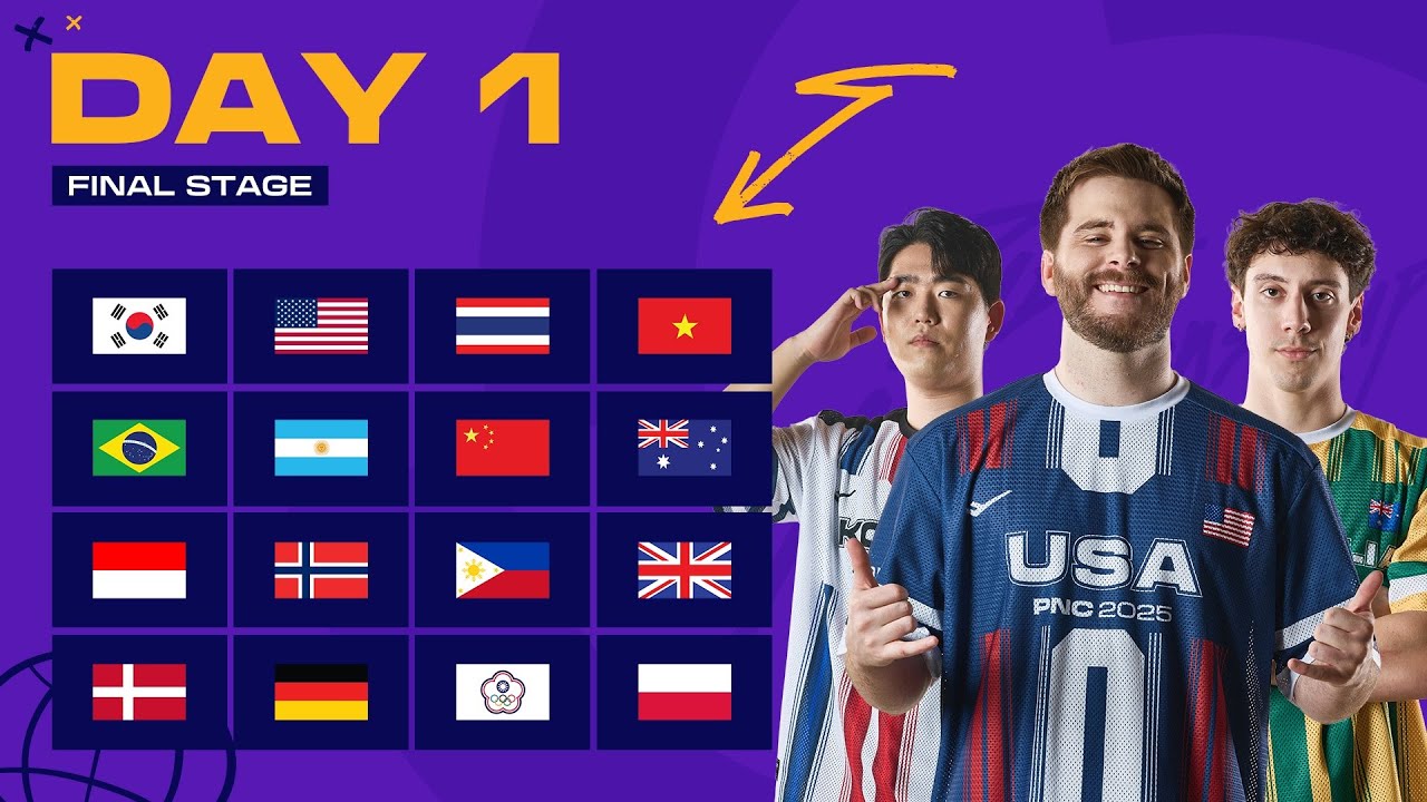 PUBG Nations Cup 2025 Final Stage Day 1