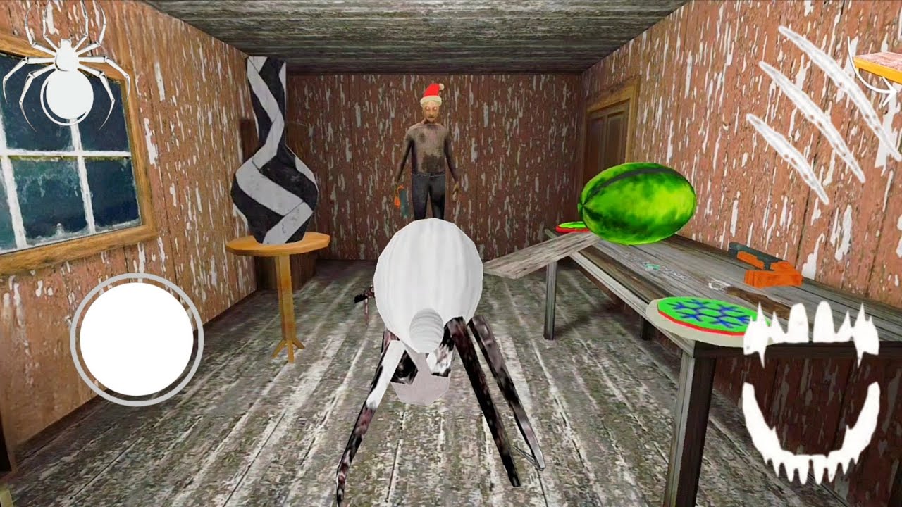 Playing as spider mom in granny house escape | granny mod menu chapter one 