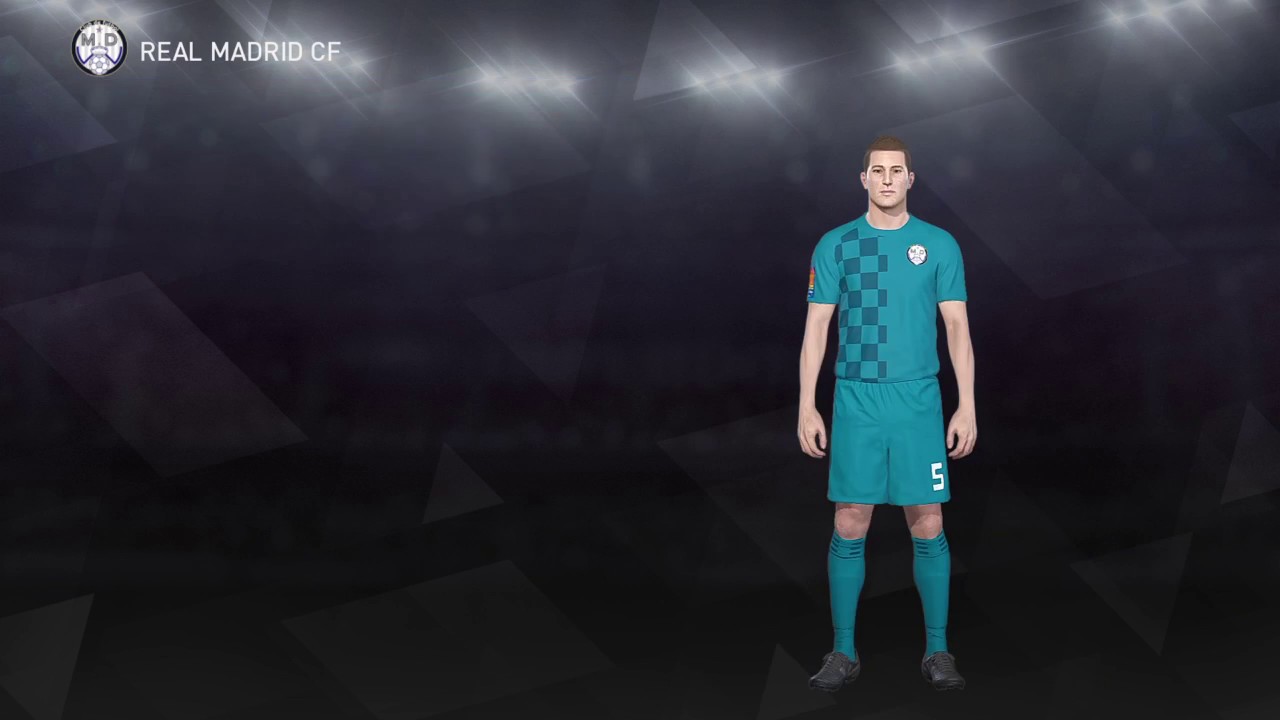 Pes 2018 Real Madrid Uniforme Alternativo