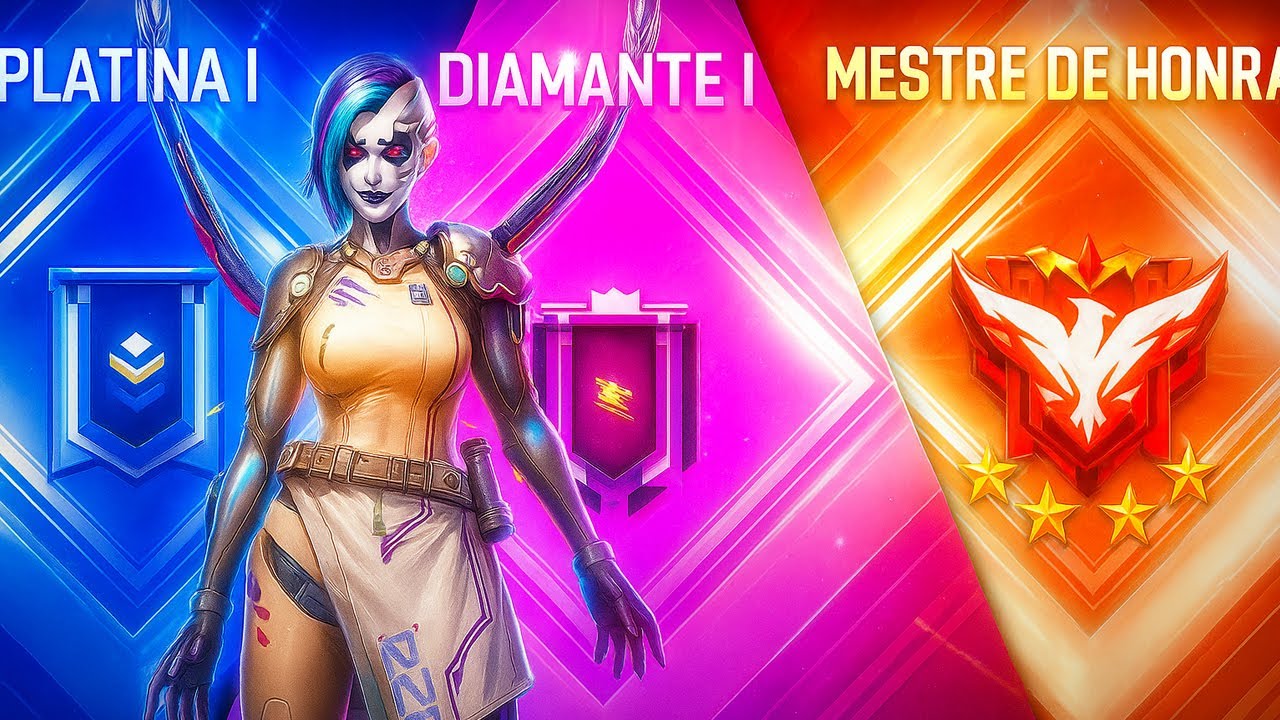 DO PLATINA AO MESTRE NO FREE FIRE SÓ COM A PERSONAGEM A124!