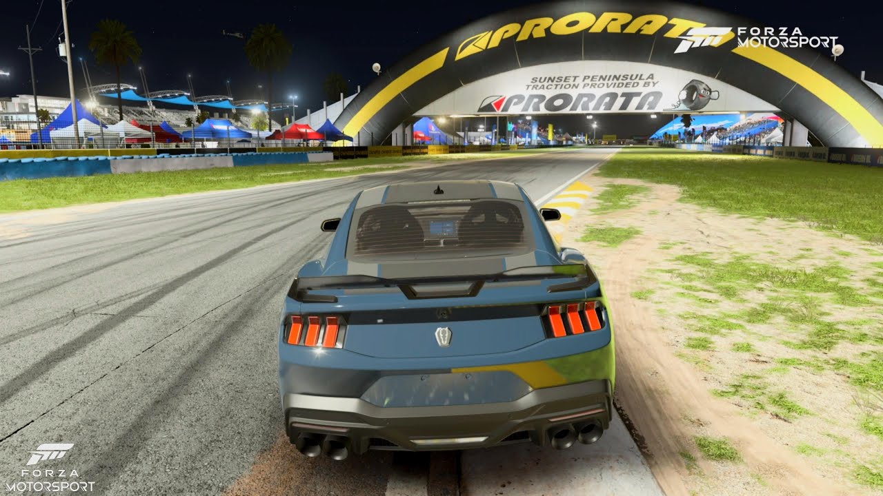 Forza Motorsport: Ford Mustang GT Dark Horse - Sunset Peninsula Full 'R Night [4KXSX]