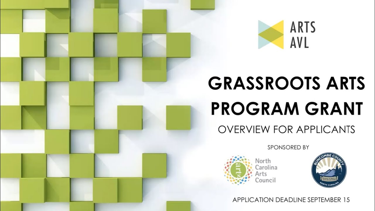 2023-2024 Grassroots Arts Program Grant