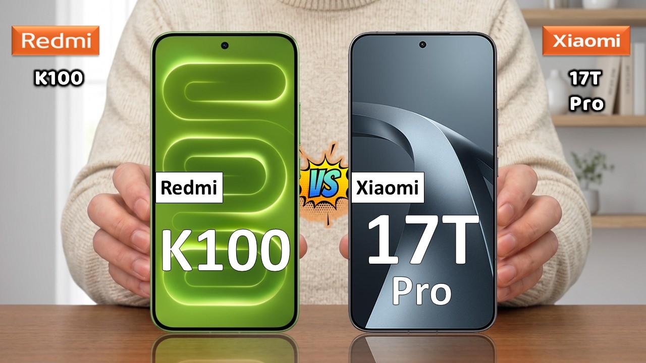 Redmi K100 Vs Xiaomi 17T Pro - Full Comparison 🔥 Techvs