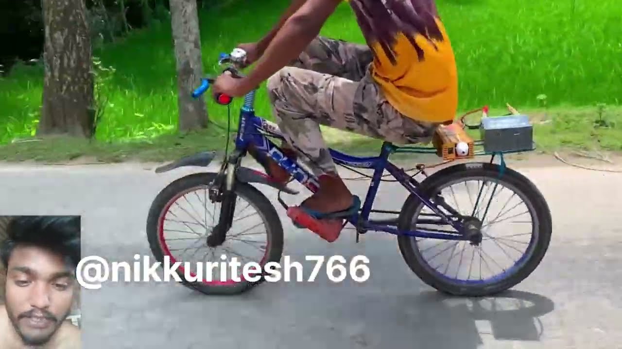 Electric Bike From Old Drill Machine ⚡🚴 | DIY E-Bike Project | Super Powerful Jugaad 2025