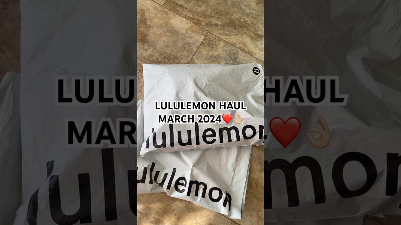LULULEMON HAUL MARCH 2024👌🏼sale finds 