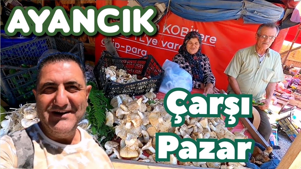 Ayancık Pazarını ve Çarşıyı geziyorum - Hava çook sıcak 😂