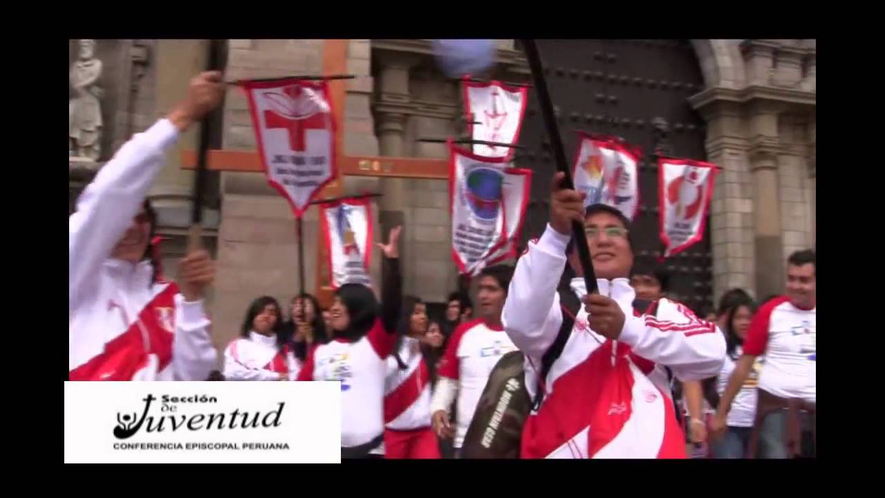 Flashmob PERU HD - Catedral de lima - Perú Rumbo a la JMJ RIO 2013