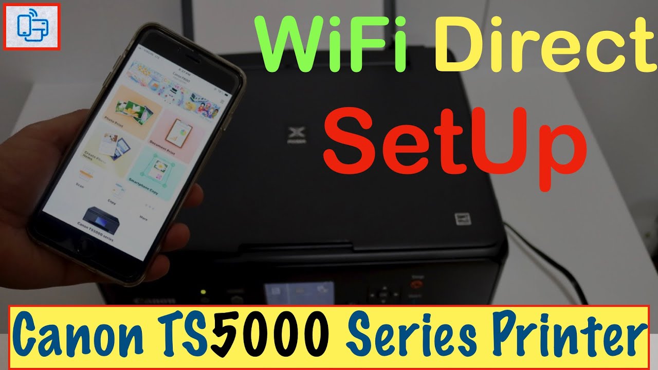 Canon PIXMA TS5000 WiFi Direct SetUp, Wireless SetUp, Wireless Scanning & Printing Review !!