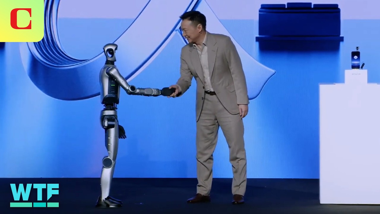 Первый человекоподобный робот Honor продемонстрировал свои танцевальные движения на MWC | Что нас...