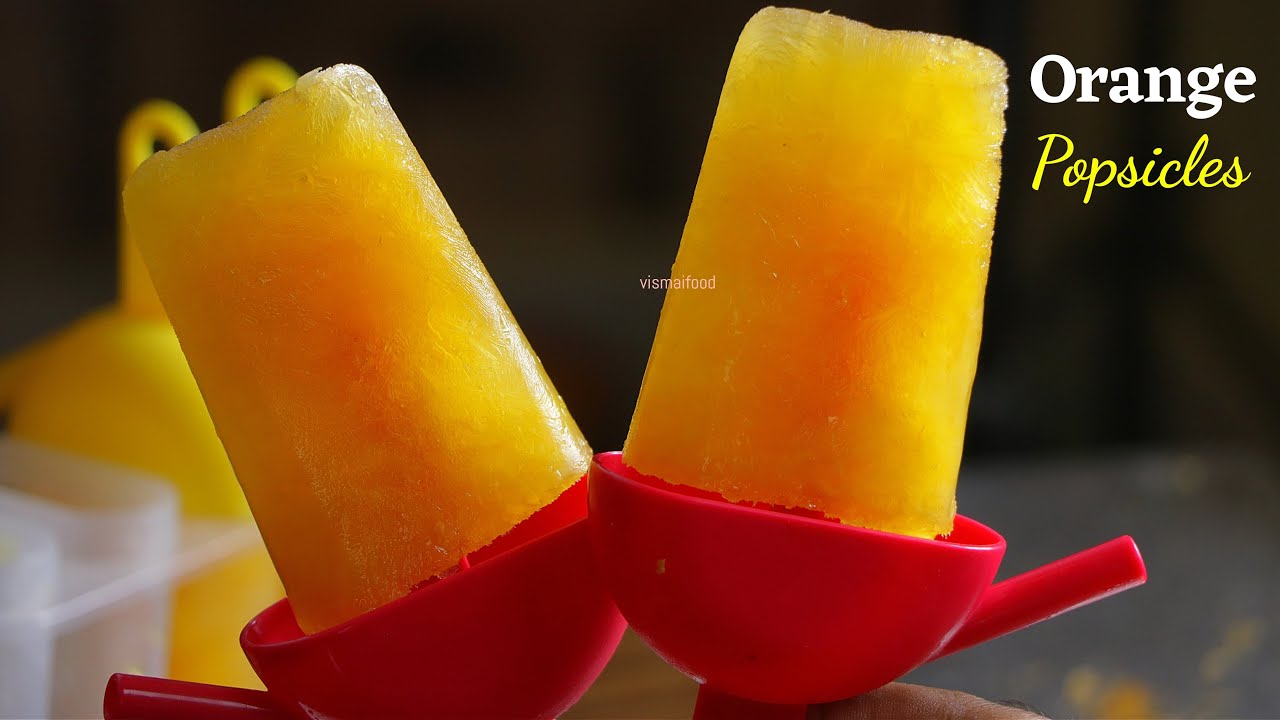ORANGE POPSICLES| 3 Ingredients Popsicles| ఆరెంజ్ పుల్ల ఐస్|అందరిళ్ళలో ఉండే ఈ మూడింటితో పుల్ల ఐస్