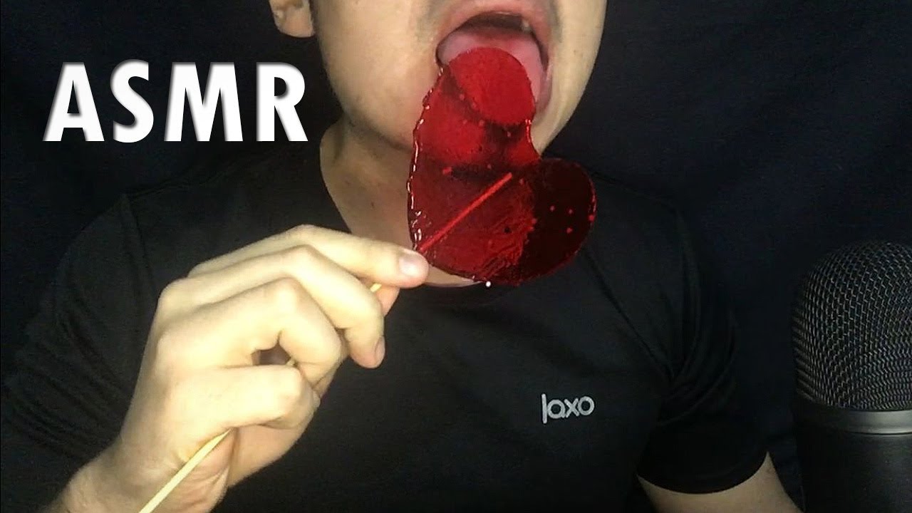 ASMR LAMIENDO PALETA 🤩😋