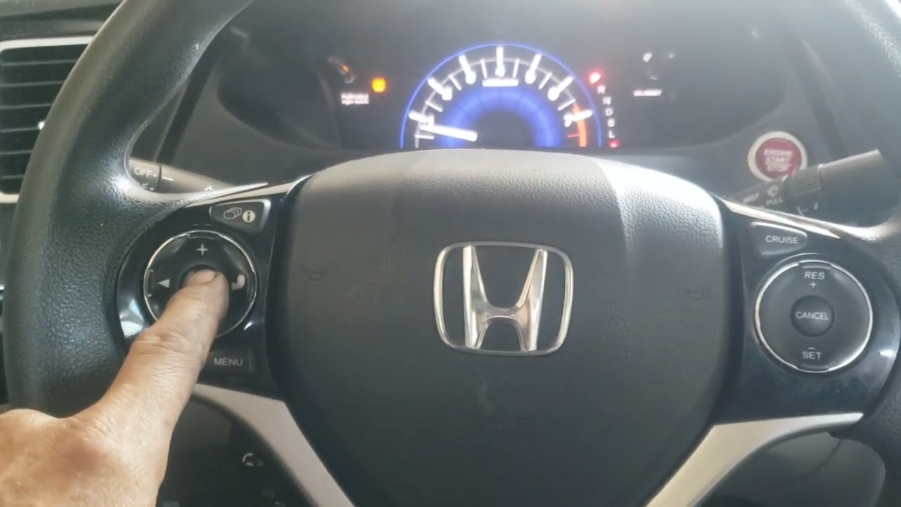 2015 Honda Civic TPMS Light Reset Easy
