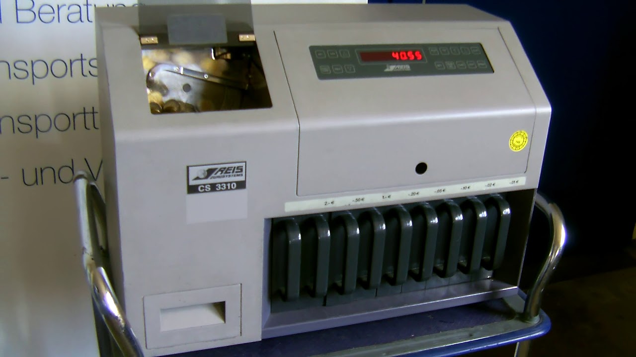 Reis Eurosystems CS 3310 Münzzähler Top