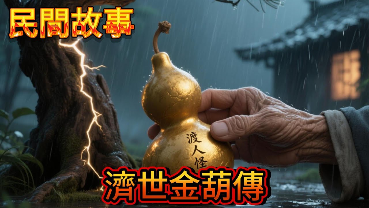 太神奇！驚雷劈中千年松！清流村老漢撿到金葫蘆，雨水繞身、百病皆消，這寶貝竟藏上古秘密！#民间故事 #民间故事合集 #故事分享