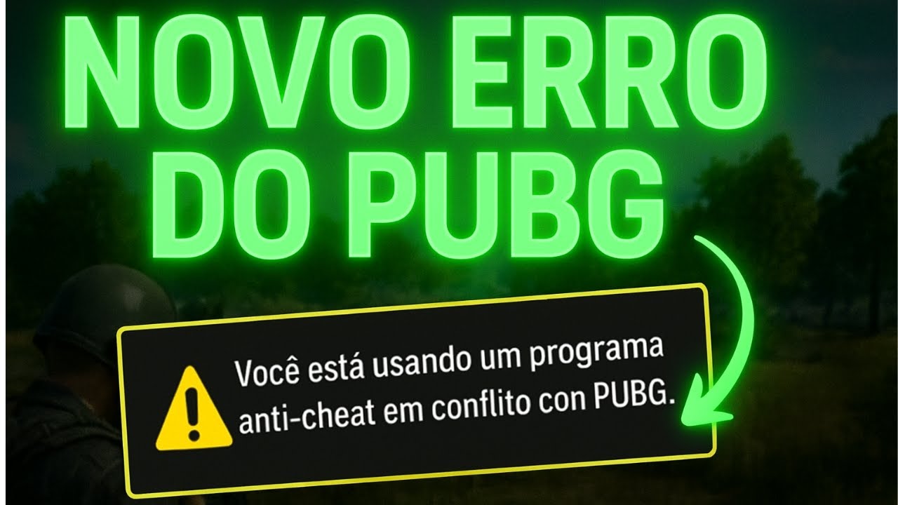🚨 Novo ERRO do PUBG na atualiza&ccedil;&atilde;o! 2025 ⚠️ Conflito com Anti-Cheat de OUTRO Jogo 😱 #pubg #erro