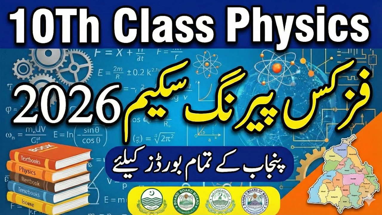 10th physics final pairing scheme 2026 |Physics 10th final Pairing scheme all punjab boards exams 