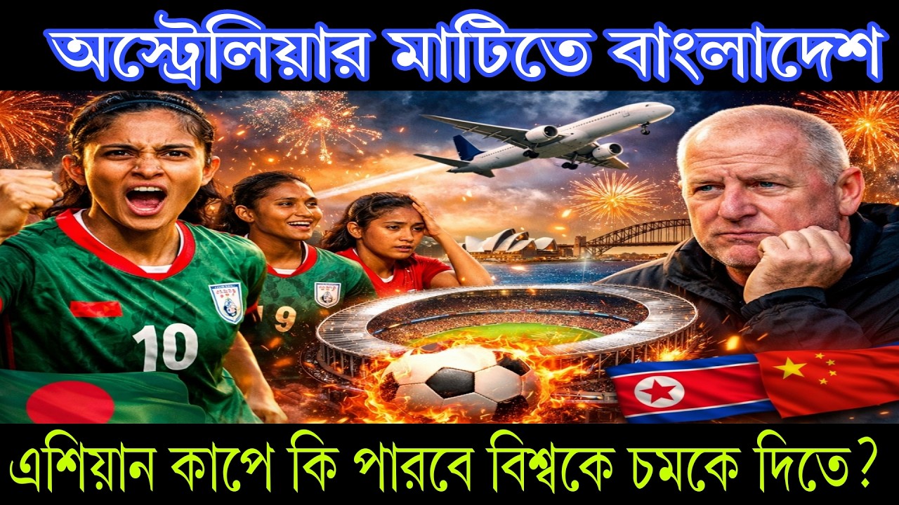 অস্ট্রেলিয়ার মাটিতে বাংলাদেশ 🇧🇩⚽ এশিয়ান কাপে কি পারবে বিশ্বকে চমকে দিতে?