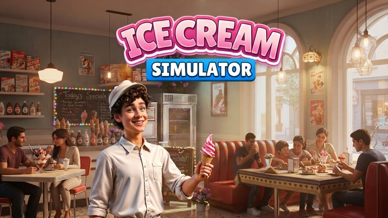 Готовлю и продаю мороженое Ice Cream Simulator # 1