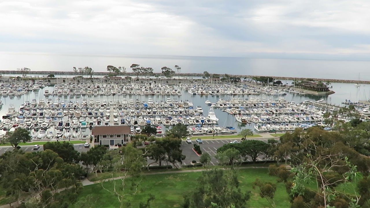 Dana Point Harbor from the Bluff Top Trail - Dana Point, California