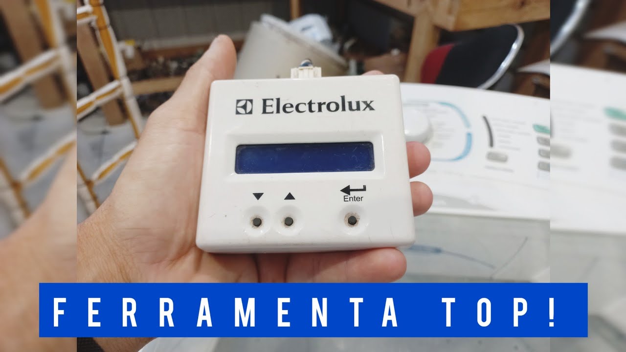 COMO USAR O MONITOR DE AUTO TESTE NA MÁQUINA ELECTROLUX LT15F?