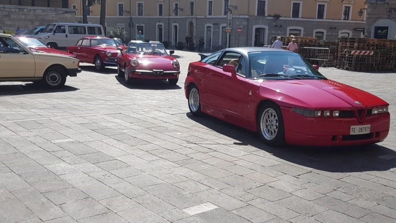 Sfilata Alfa Romeo storiche del club Alfa Romeo Abruzzo del 16 sett 2018