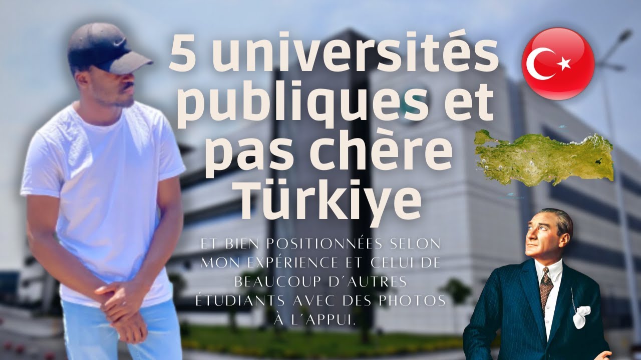 Top 5 Universités à bas prix et bien positionnées | Türkiye (Turquie)