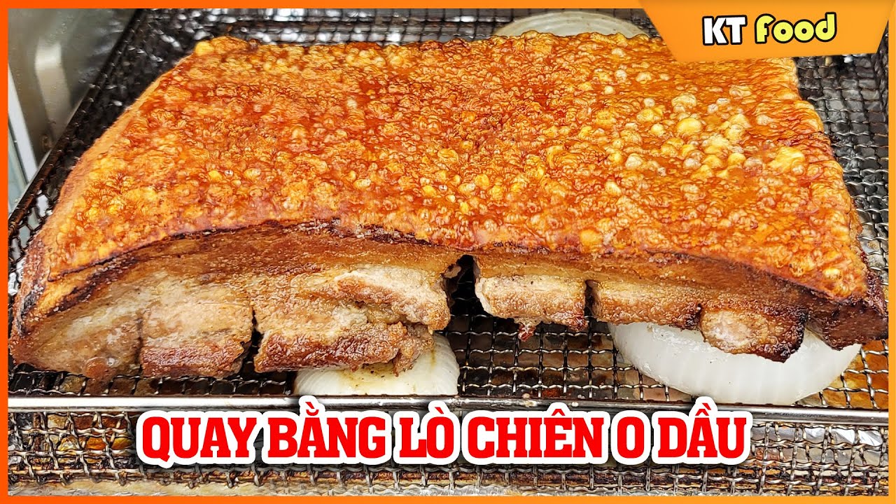 Cách Làm HEO QUAY DA GIÒN RỤM Bằng Nồi Chiên Không Dầu Air Fryer - Đặc Biệt Để Cả Ngày Vẫn Giòn Tan