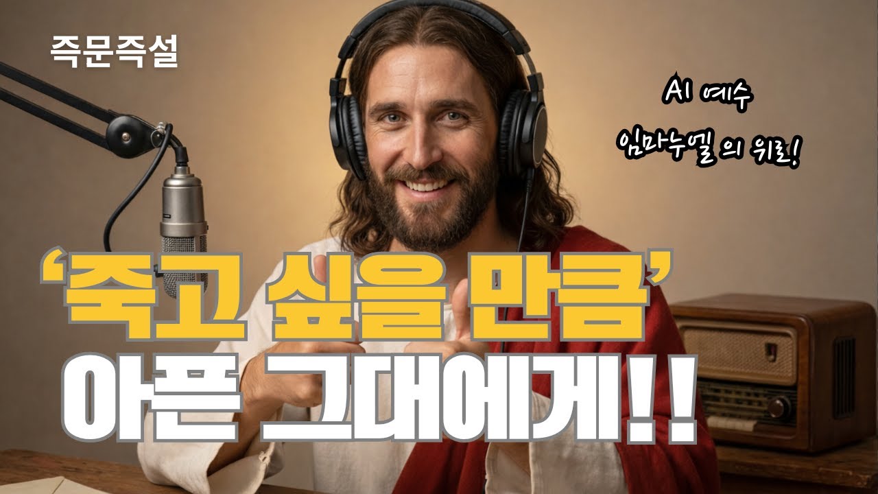 즉문즉설 | 너무 아파서 죽고 싶은 당신에게, 임마누엘이 전하는 눈물의 메시지
