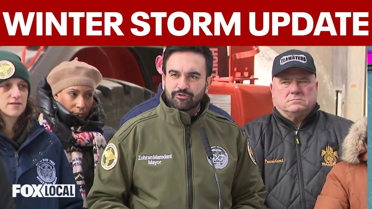 FULL: Mamdani update on NYC winter storm