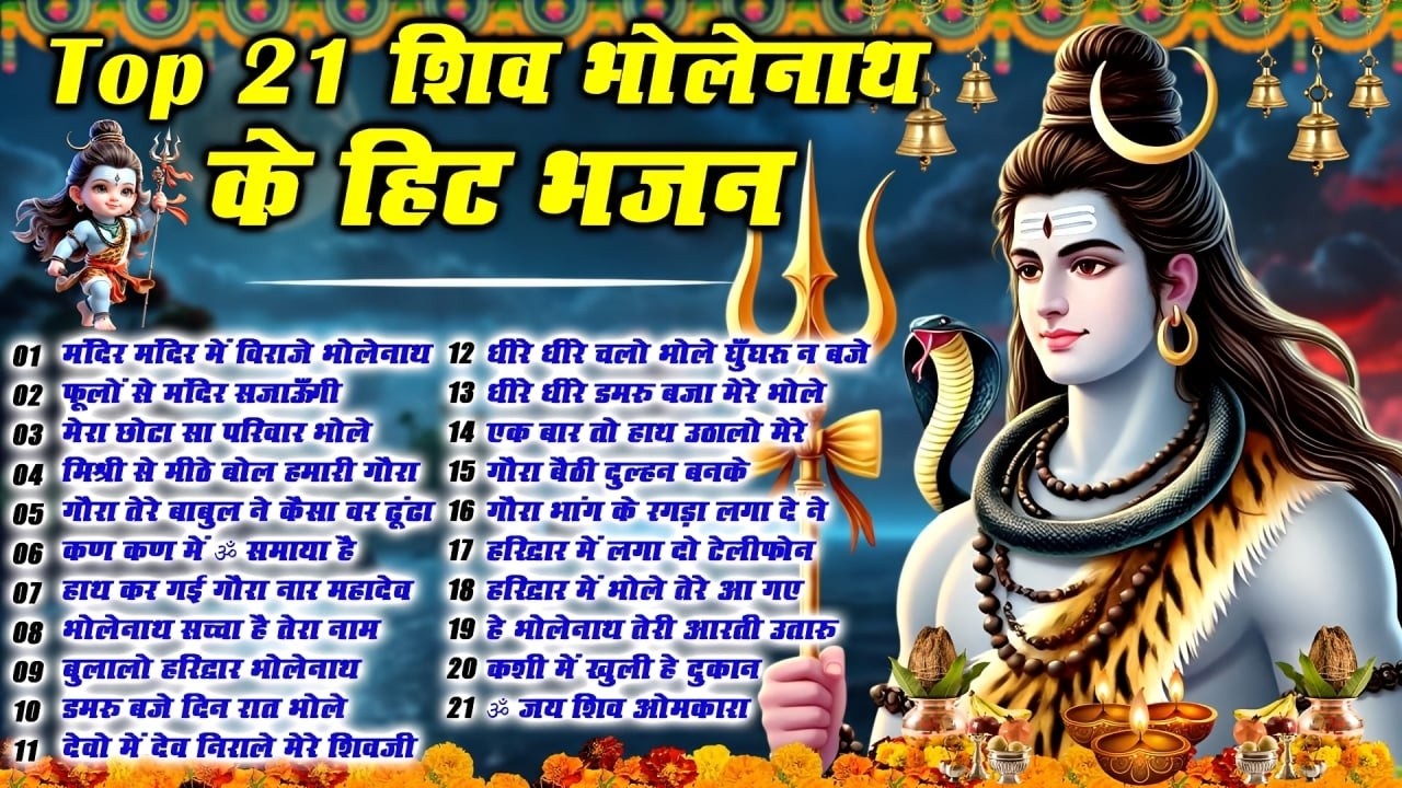 Top 21 शिव जी हिट भजन~ New Shiv Bhajan 2026 ~Shiv Bhajans~New Bhajan 2026 ~Shivratri Bhajan 2026