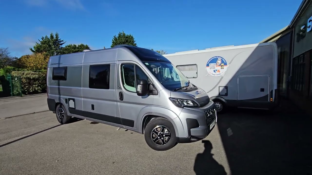 CAMPER wirh REAR LOUNGE. Swift Carrera 144 campervan tour.