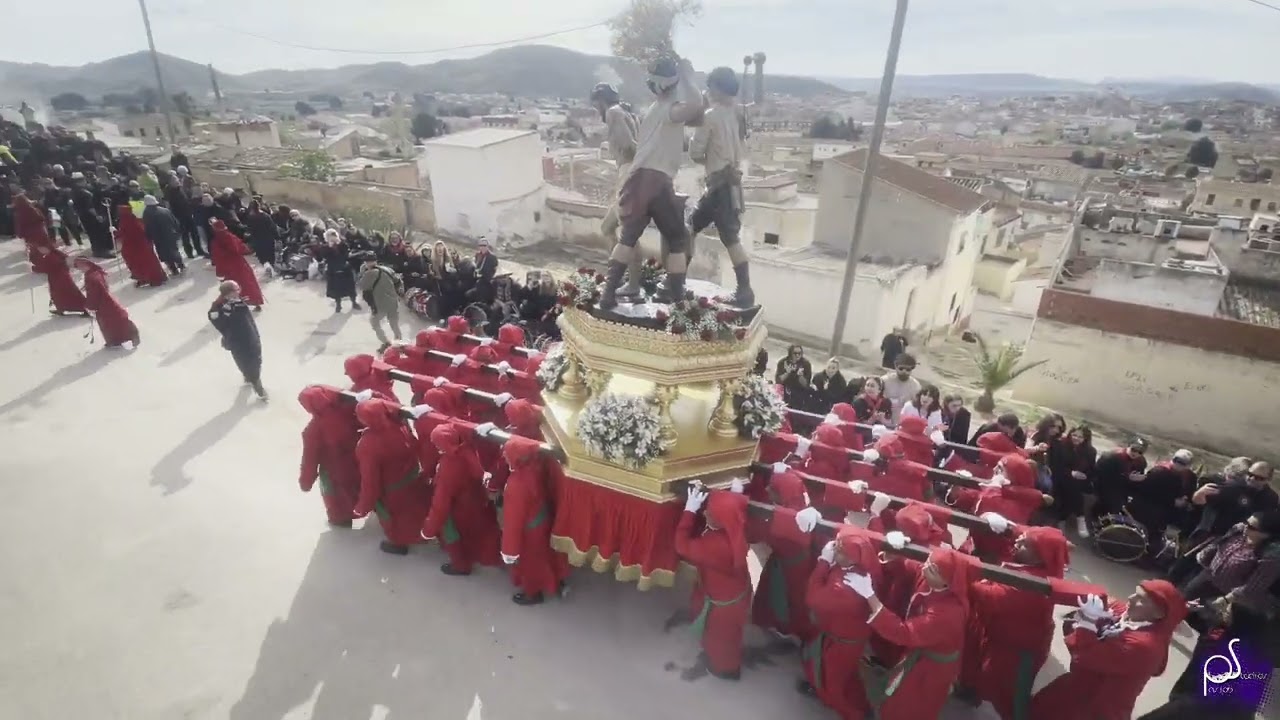 Viernes Santo Hellín 2025 Subida cuesta del  Calvario de las imagenes