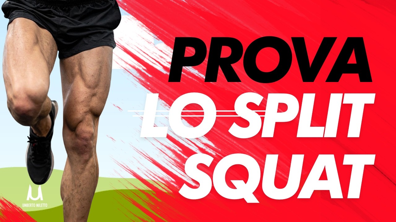 Rinforzo Ginocchio con lo Split Squat Isometrico | per migliorare squat, corsa e sport vari