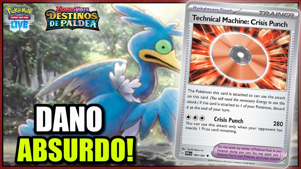 TM CRISIS PUNCH: POTENCIALIZANDO CRAMORANT NO POK&Eacute;MON TCG LIVE!
