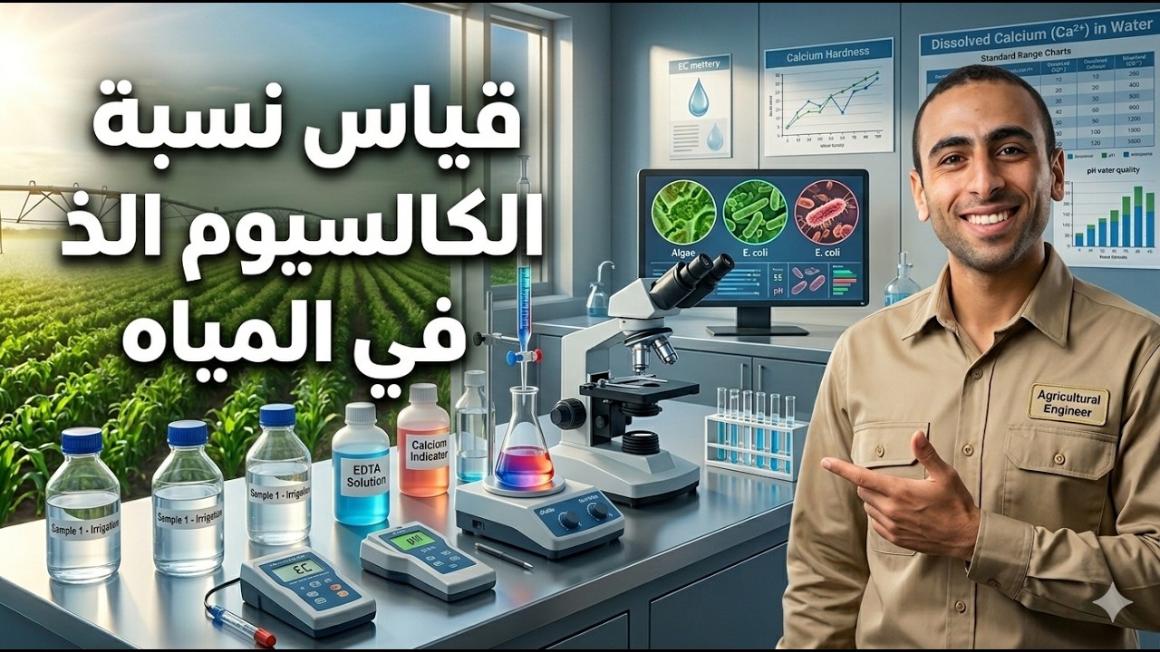 قياس نسبة الكالسيوم الذائب في المياه