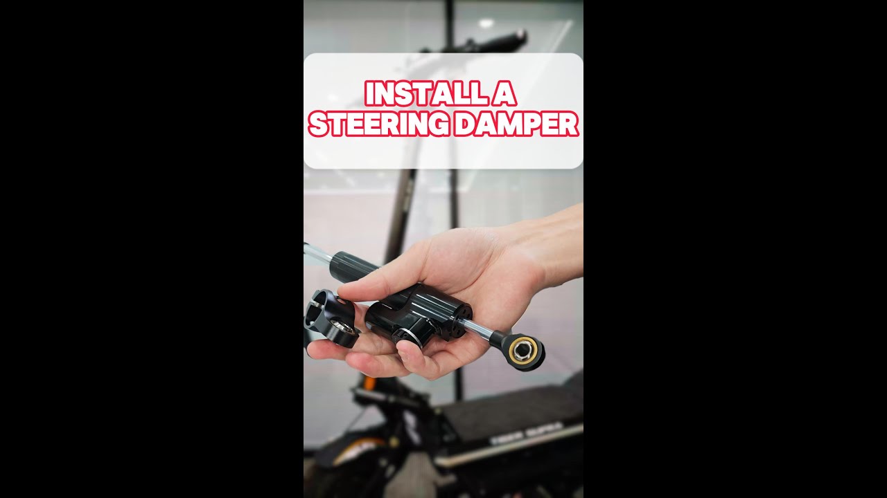 Still think installing a steering damper is complicated?
