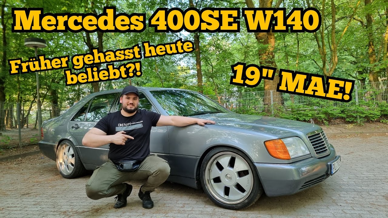 Wir zeigen euch unseren 400SE W140 mit neuen Felgen! MAE selber Lackiert...