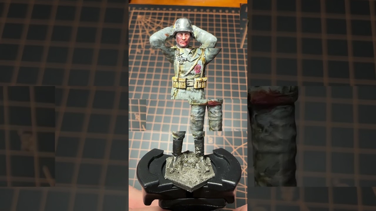 Surrendering German #ww2 Toy Soldiers #miniature #figures