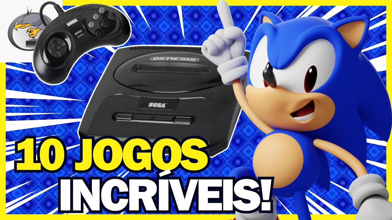 OS 10 INCRÍVEIS JOGOS DO SUPER MEGA DRIVE 3