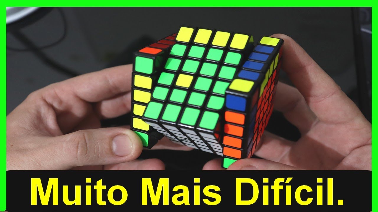 Resolver o Cubo mágico 6x6 já é difícil.  --  DESSE JEITO ENTÃO.....